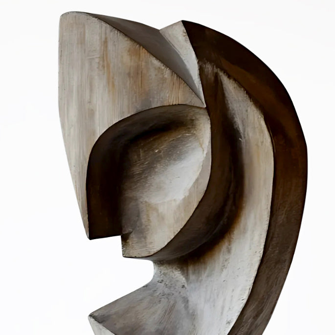 Abstract Essence: Handcrafted Wooden Sculpture