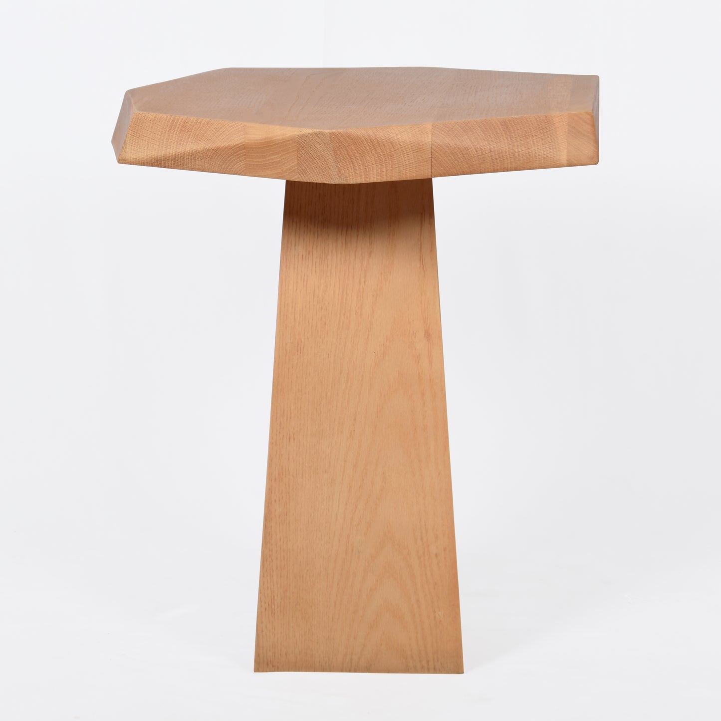 The GeoForm Oak Side Table