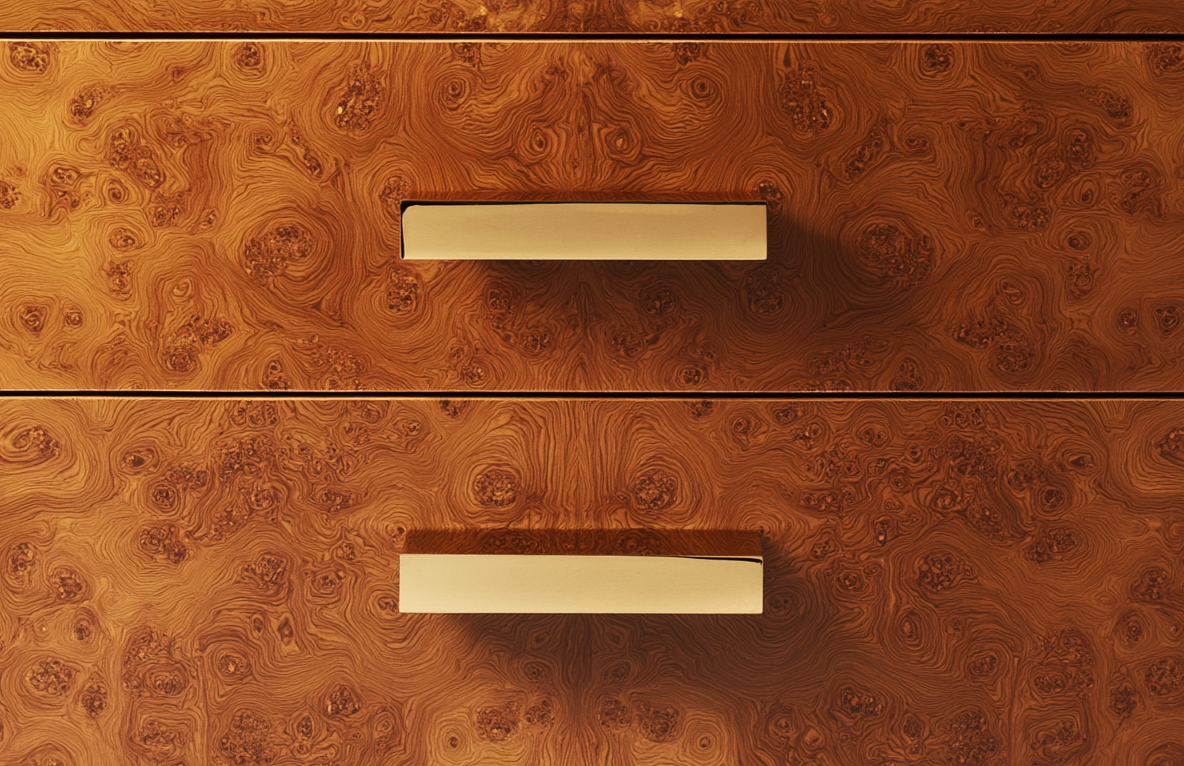 Opulent Burl Nightstand