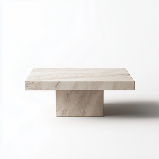 The Monolith Travertine Coffee Table