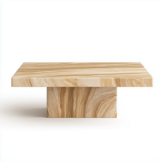 The Sandstone Serenity Coffee Table