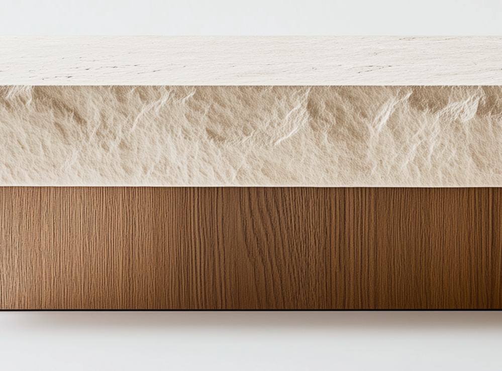 The Elemental Balance Coffee Table – A Fusion of Raw and Refined