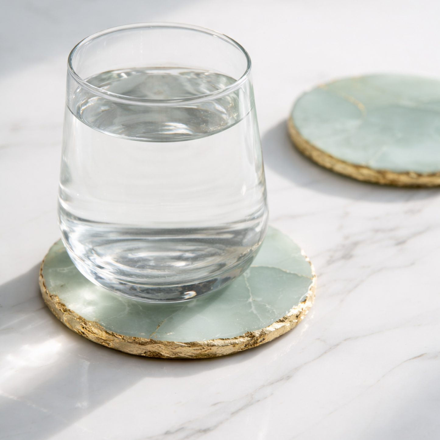 Auragreen Onyx Marble Coaster