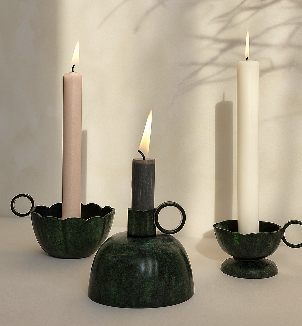 Shadow Bloom Candle Holder