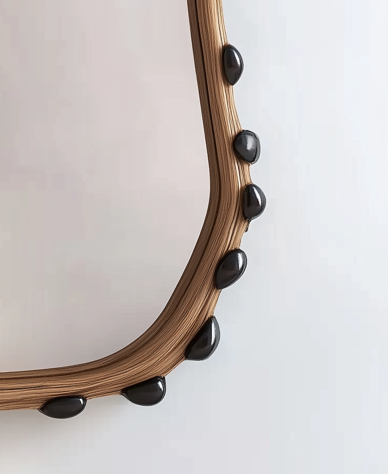 Organic Flow Mirror – A Fusion of Nature & Modern Art