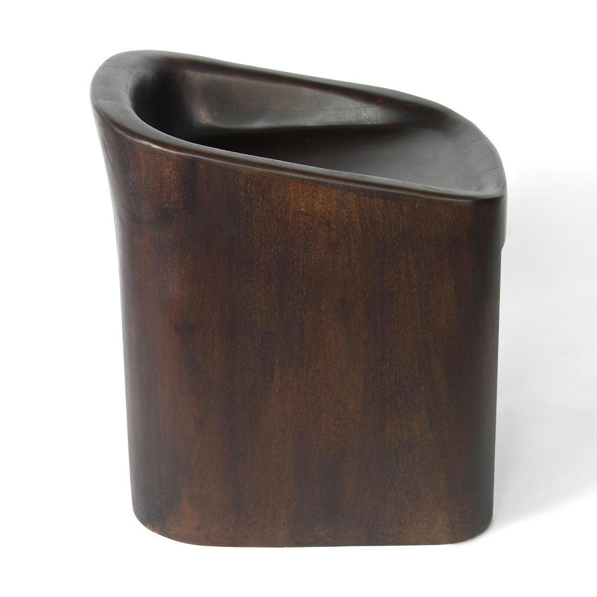 Orion Sculpted Wooden Stool – A Fusion of Elegance & Functionality