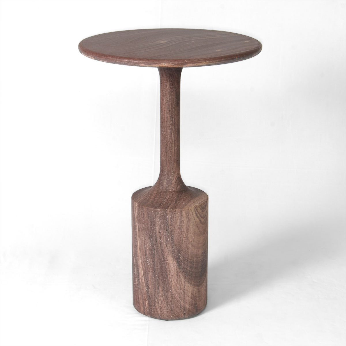 Monarch Side Table – Sculpted Simplicity in Stone