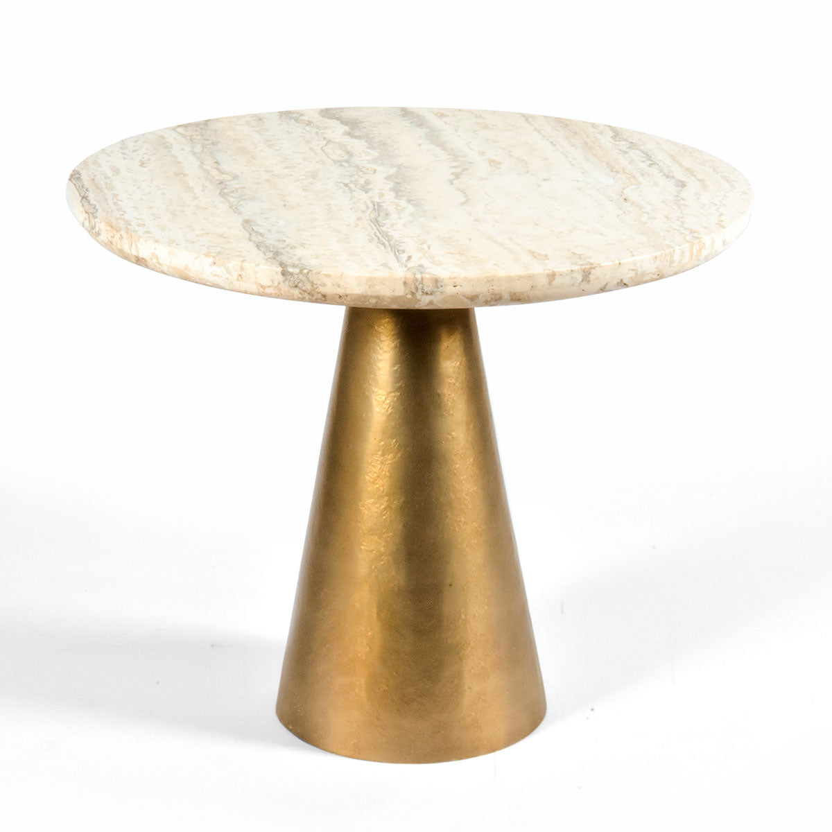 Luna Side Table – A Fusion of Luxury & Organic Beauty