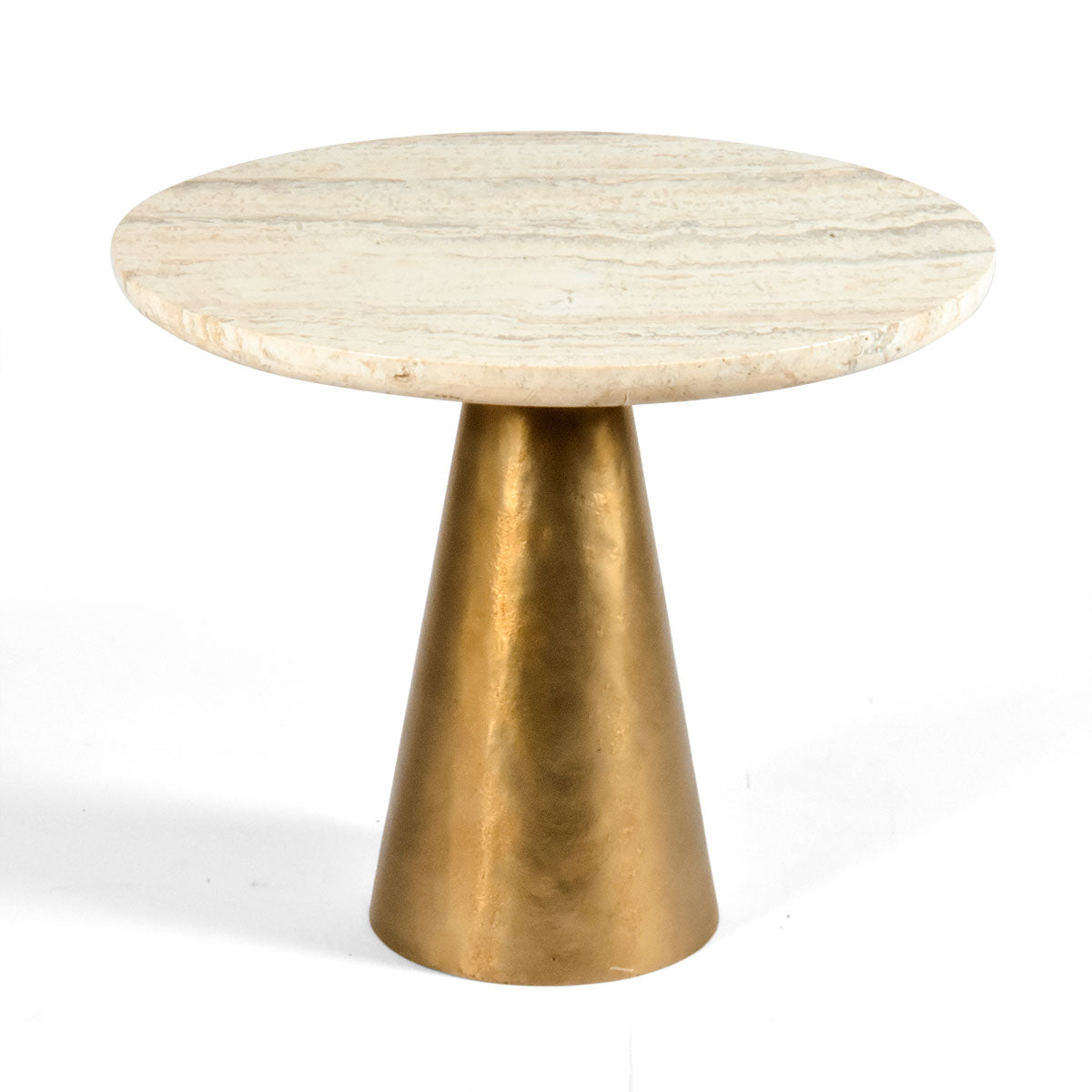 Luna Side Table – A Fusion of Luxury & Organic Beauty