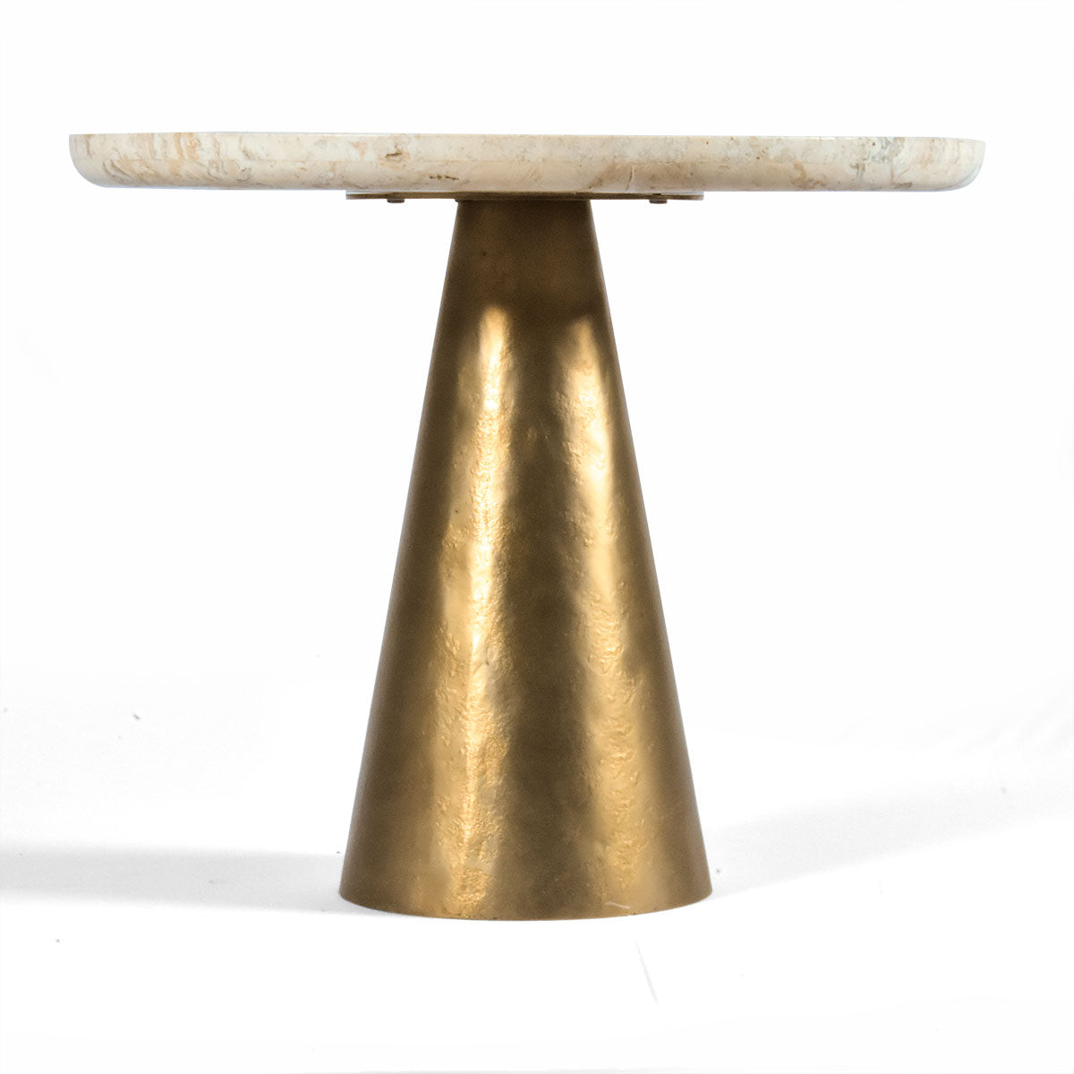 Luna Side Table – A Fusion of Luxury & Organic Beauty