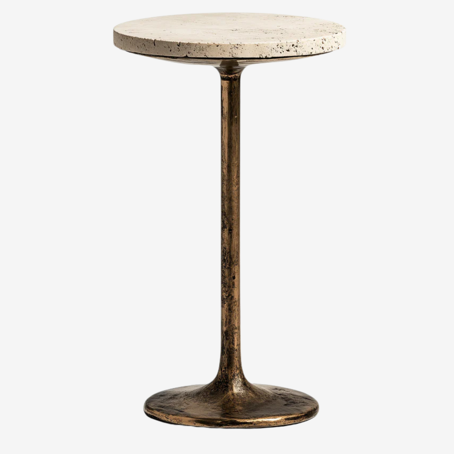 The Verona Stone Pedestal Table