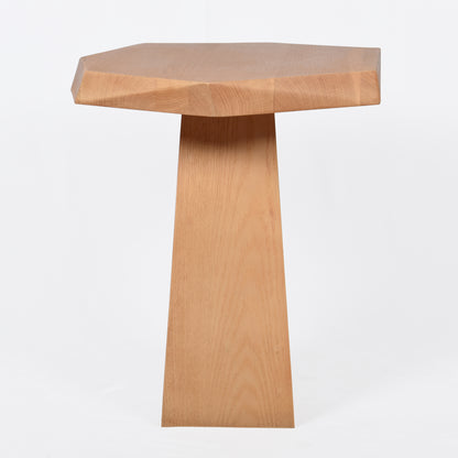 The GeoForm Oak Side Table