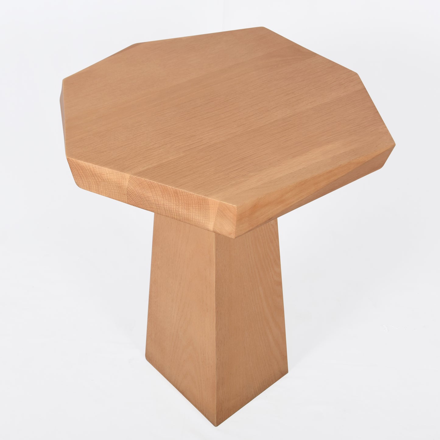 The GeoForm Oak Side Table