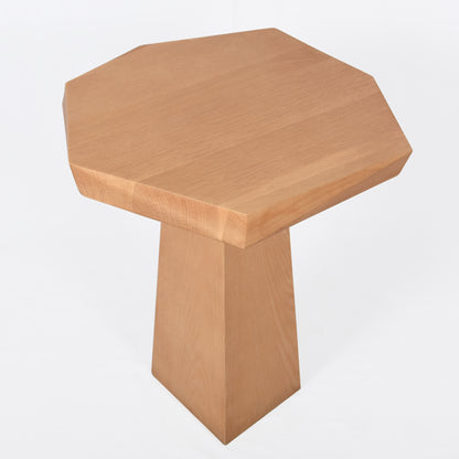 The GeoForm Oak Side Table
