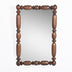 The Belmont Turned Wood Mirror – A Statement of Elegance