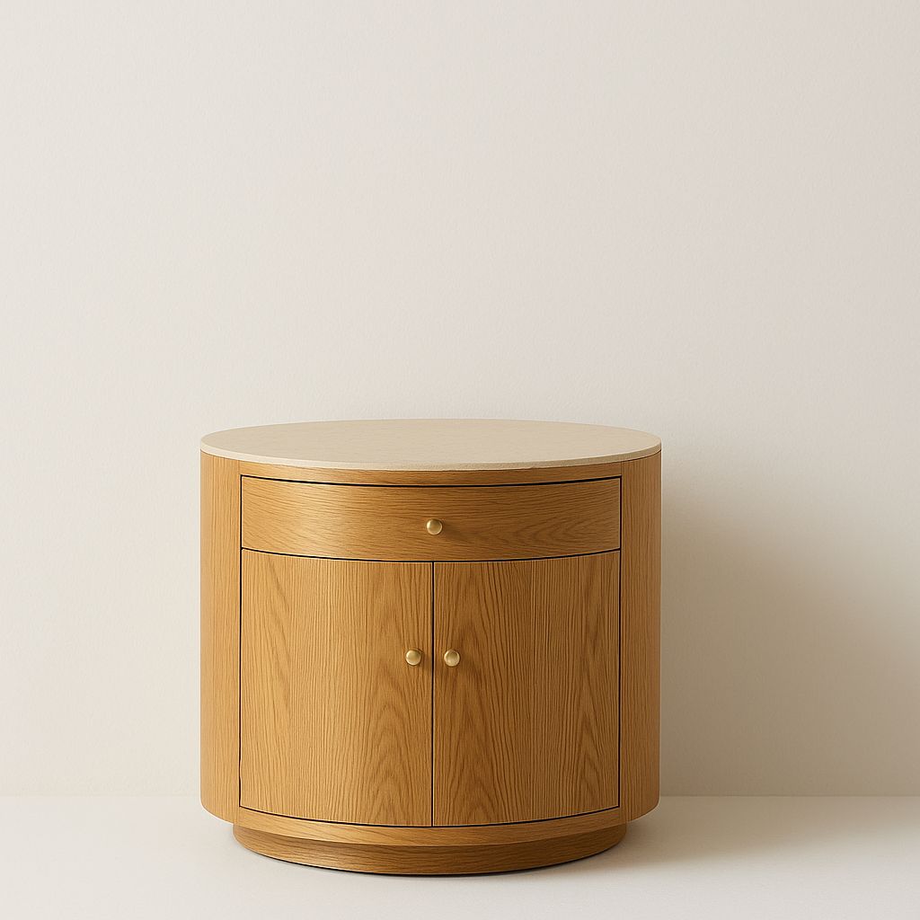 Avena Round Nightstand