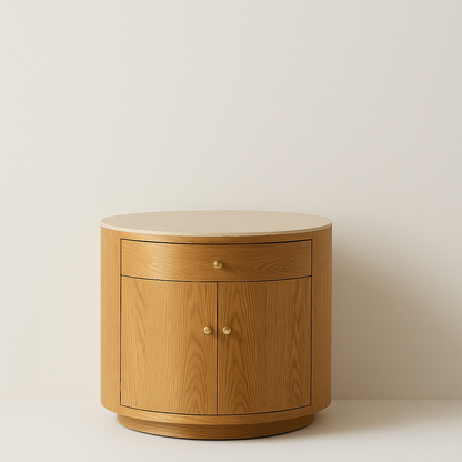Avena Round Nightstand