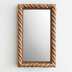 Rope Carved Wooden Mirror