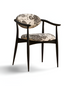 Noir Bloom Dining Chair