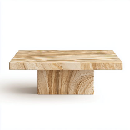 The Sandstone Serenity Coffee Table