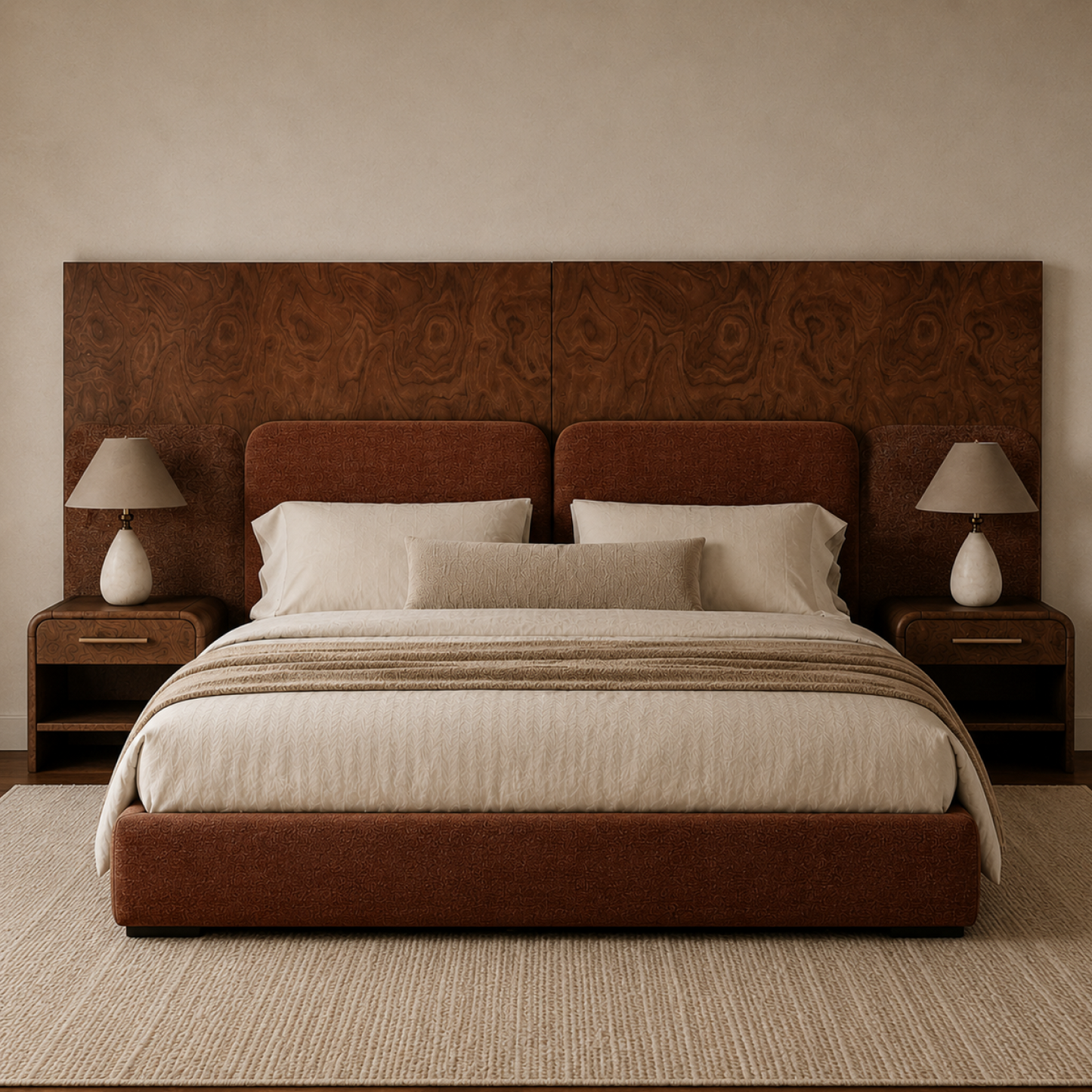 Monarch Burl Bed