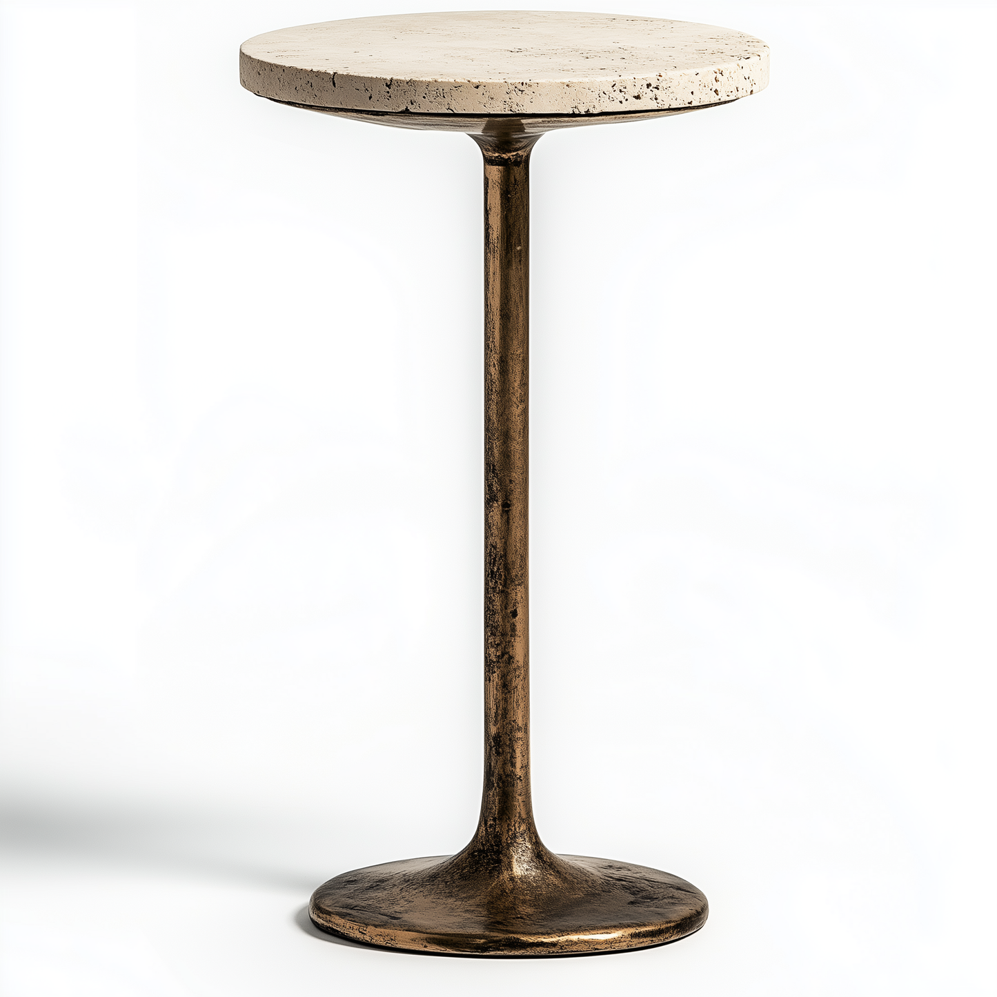 The Verona Stone Pedestal Table