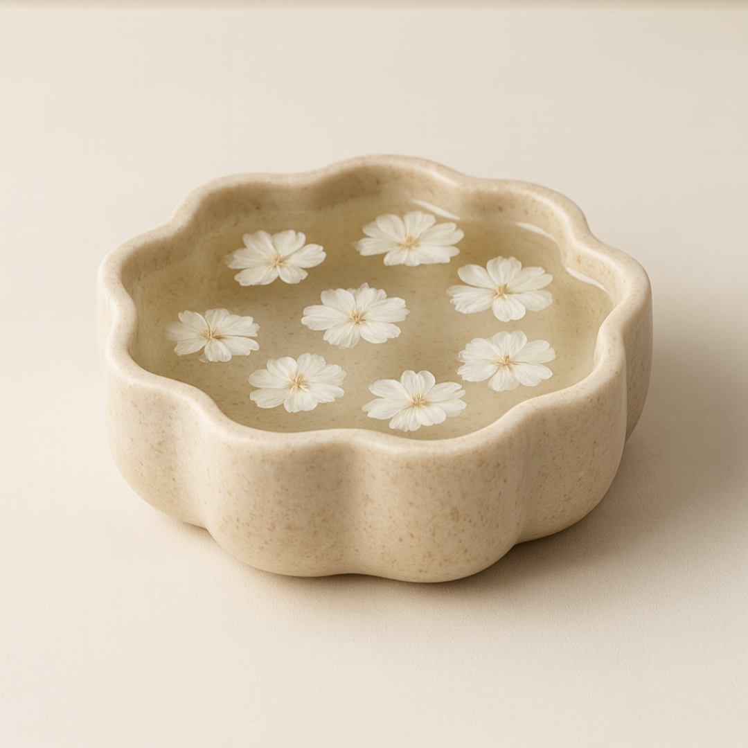 Petalia Stone Bowl
