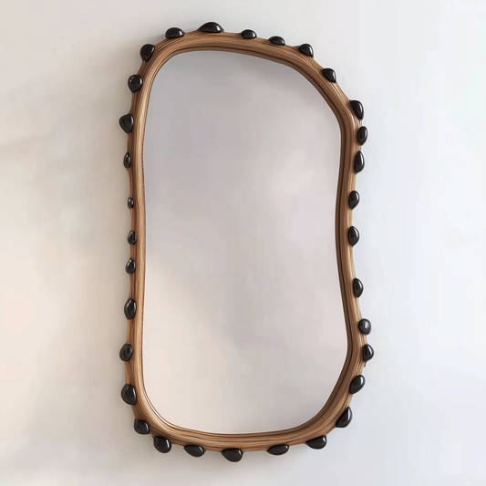 Organic Flow Mirror – A Fusion of Nature & Modern Art