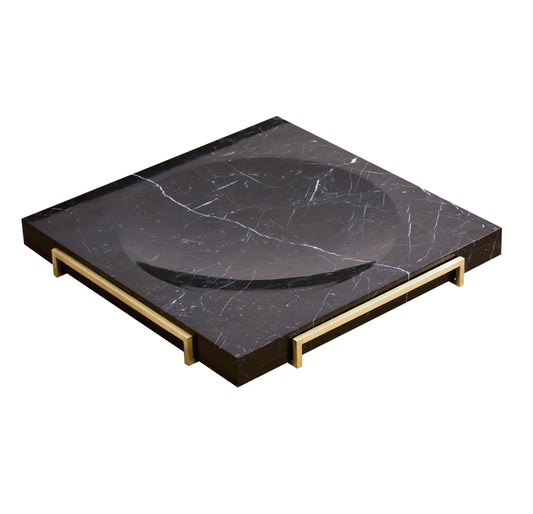 Ebon Luxe Square Tray