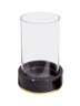 Lumière – Black Marble & Glass Candle Stand