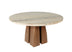 Terra Luxe: Round Travertine Dining Table
